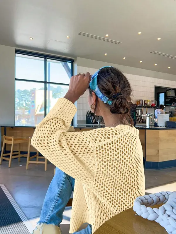 Women's Plain Sweater Cardigan, Casual Open Front Long Sleeve Cardigan for Summer, Fashion Women's Knitwear for Daily Wear 2