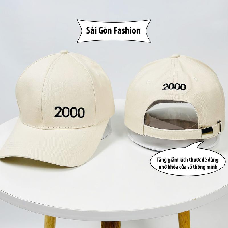 Mũ Lưỡi Trai Năm Sinh chất Kaki Cao Cấp Form Unisex Nam Nữ