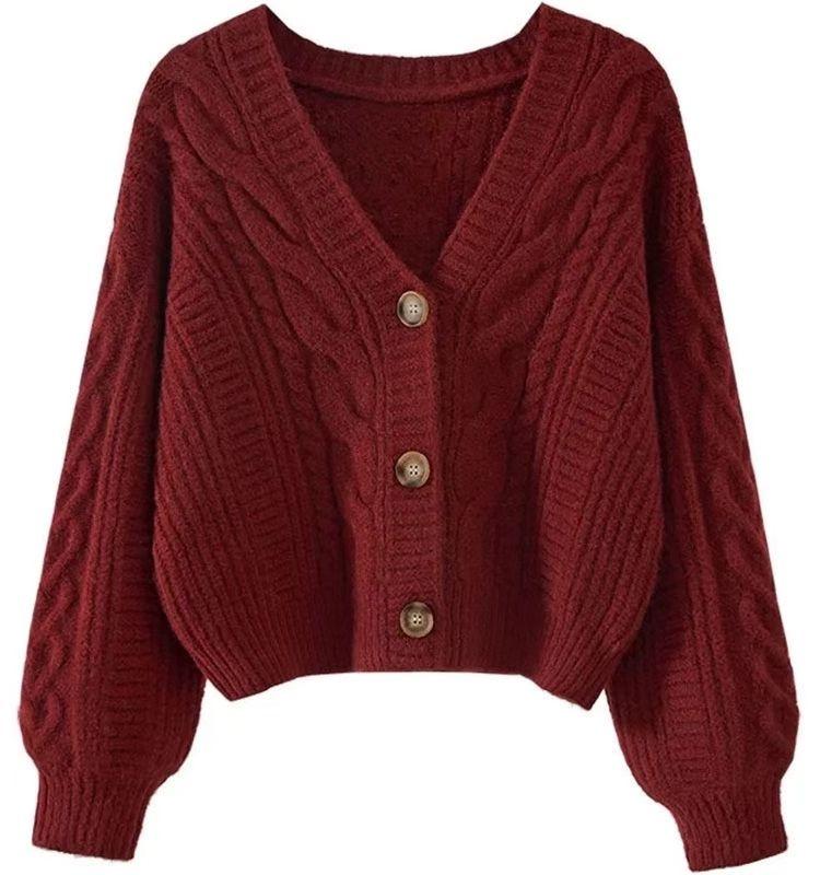 Product Introduction of Áo Cardigan Dệt Kim, Cổ Chữ V, Phong Cách Cổ Điển Bó Sát, Áo Len Ngắn Cho Nữ, Dáng Rộng Vừa Vặn, Mỏng, Thích Hợp Cho Mùa Xuân Và Mùa Thu, Phù Hợp Với Phong Cách Phương Tây 9