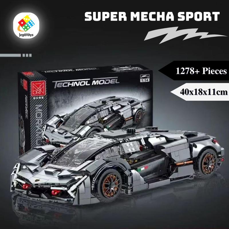 Mô hình lắp ráp Siêu Xe Lamborghini Terzo Millennio 1278 mảnh ghép - Bộ Sưu Tập Mô Hình Lắp Ráp Siêu Xe Đua - Kích Thước: 40x18x11cm - chủ đề Tecnicall