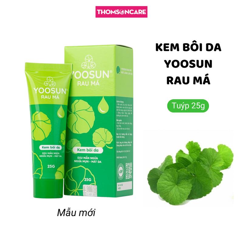 Kem Yoosun Rau má hỗ trợ làm mát dịu da khi bị muỗi đốt côn trùng cắn; giúp da mềm mịn - Tuýp 25g Cho Bé
