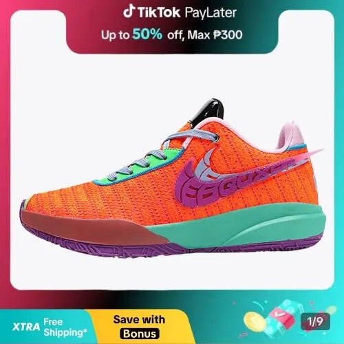 [Friction has sound] Lebron 20 basketball shoes for men and women non-slip student sports shoes rubber soles with friction sound sneakers