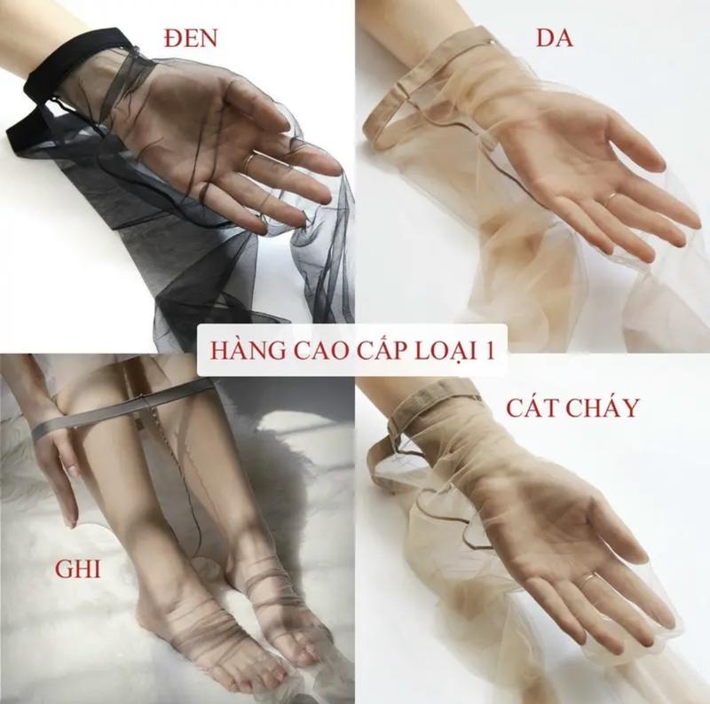 Product Introduction of Quần tất tàng hình mỏng HQ siêu dai Nữ Voi - Free size, 4 màu sắc 2