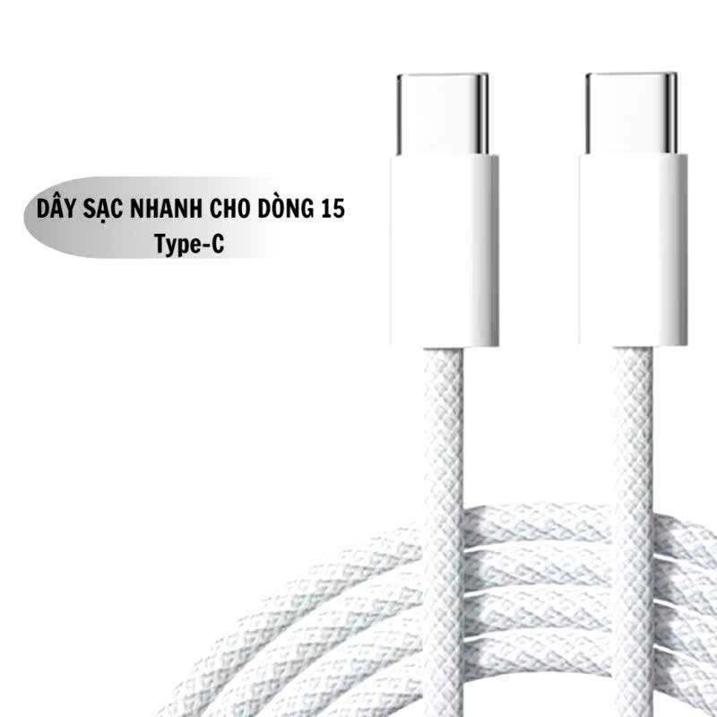 Product Introduction of Cáp Sạc Nhanh 20W Bọc Dù 2 Đầu Type C Cho IPhone 15 và 16 9