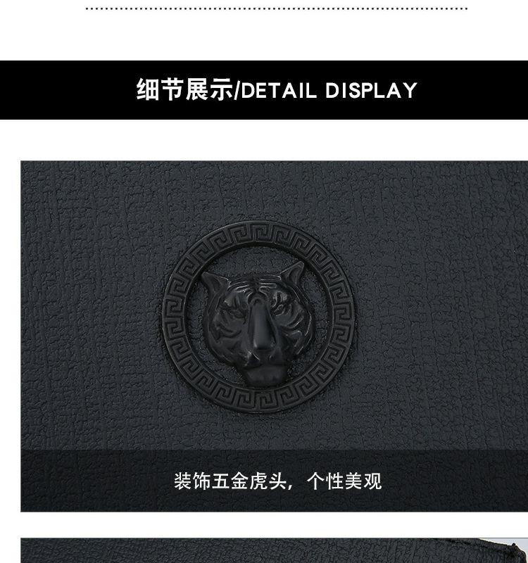 Product Introduction of New Men's Clutch Large Capacity Soft Leather Clutch Envelope Package Trendy Briefcase Business Men's Bag Live Supply 15
