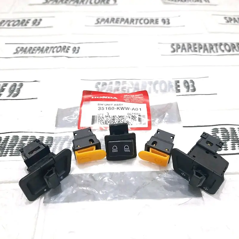 jual saklar  lampu 1 set honda blade revo supra x 125 spacy beat karbu vario  110 kharisma original saklar 1