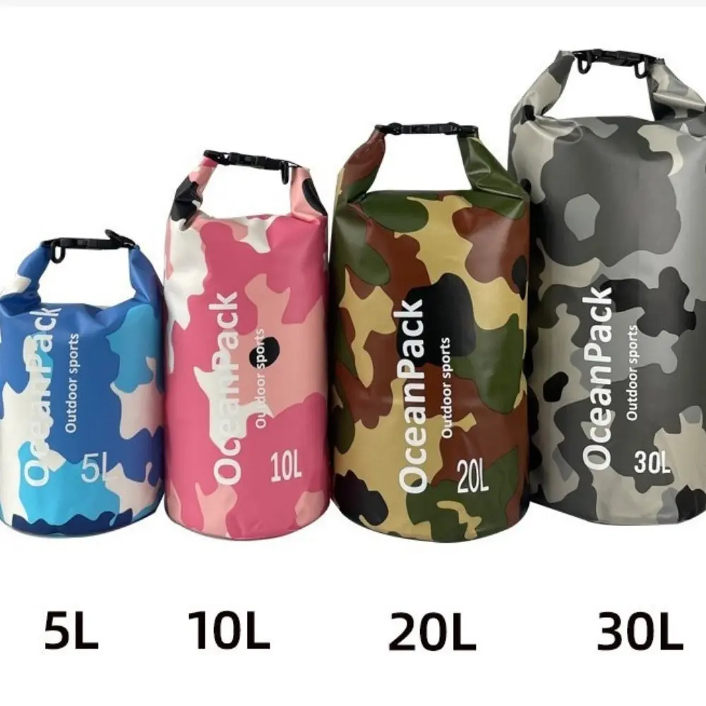 Túi Sắp Xếp Chống Thấm Nước, Túi Gói Bơi Thể Thao, Dung Tích 2L / 5L / 10L, Ba Lô Dây Rút, Túi Đựng Đồ Bơi Cầm Tay Đôi, Bao Gồm Khăn