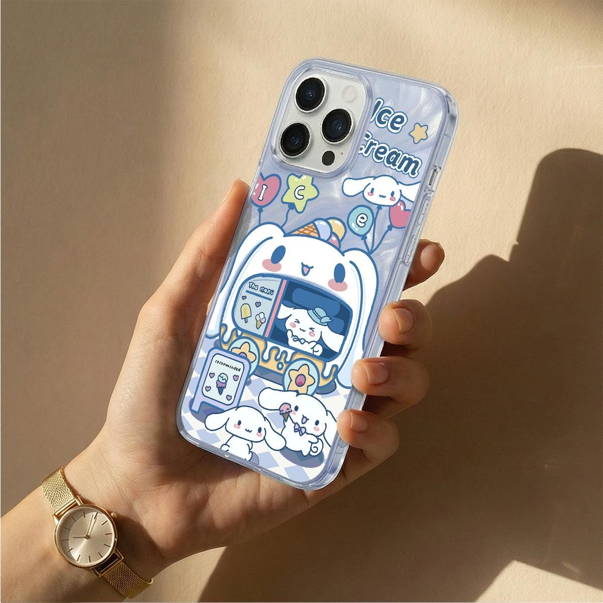 Cinnamoroll Casing hp untuk Realme C63 C55 C53 C51S C51 C35 4G C30 C3 C25 C21Y C20A C2 C15 C11 C11 8I 7 6 12 11 10 14 PRO C17 C12 6I 6I silikon phone case terbaru aesthetic softcase lucu estetik mewah premium shockproof transparan cover