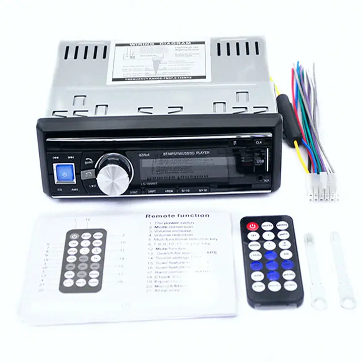Máy nghe nhạc xe tải 12v 24V, đài FM, Máy nghe nhạc Bluetooth xe hơi, máy nghe nhạc MP3 1068BT