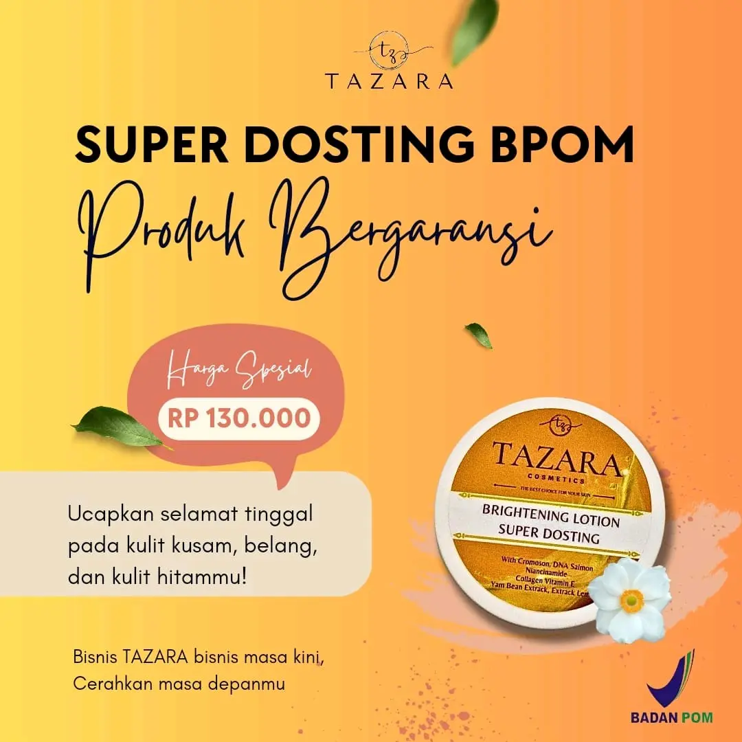 Handbody TAZARA DOSTING BPOM