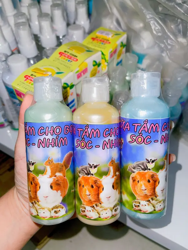 Sữa Tắm Dành Cho Bọ Ú - Chuột Lang - Sóc Bông - Sóc Đất - Sóc Bay Úc - Nhím - Sữa Tắm Thơm Dịu Lành Tính Cho Thú Cưng 1