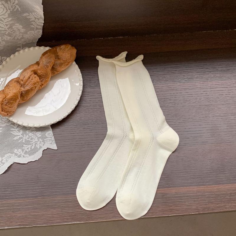 Product Introduction of Tất vớ nữ Jengiang chất liệu ren rỗng lưới thoáng khí phong cách Lolita J2K Hàn Quốc T321 14
