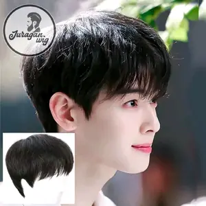 Wig Pria Rambut palsu Pria Korea Keren Murah