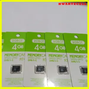 MEMORY CARD ROBOT MICRO SD 4GB RT4G