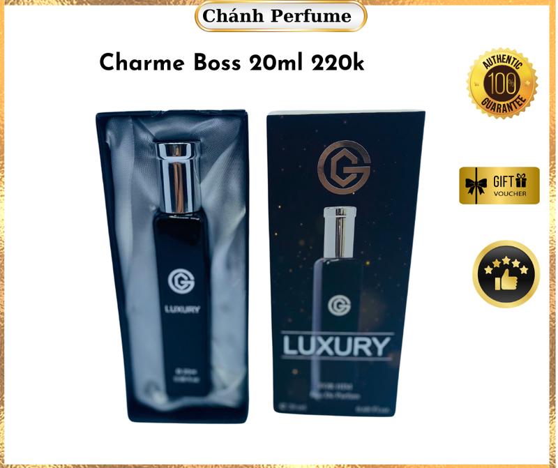 Nước Hoa Nam Charme Luxury 20Ml - Tông Mùi Sang Trọng - Lịch Lãm EPD Perfume Xịt Thơm Cosmetic