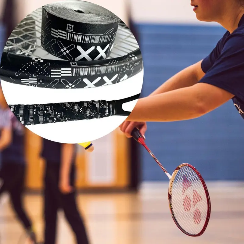 Băng Thấm Mồ Hôi In Nhám Vợt Tennis, Miếng Dán Băng Dính, Màu Sắc: Mái Chèo, 4 Đầu, B4U2 8