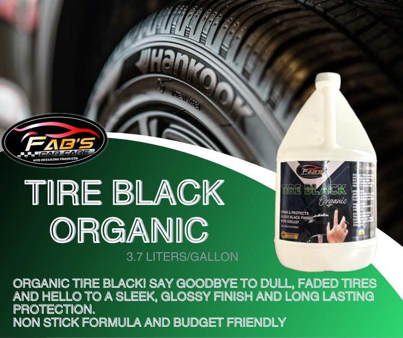 [Best Seller] 3.8L Fab's Tire Black Organic Glossy - TikTok Shop ...