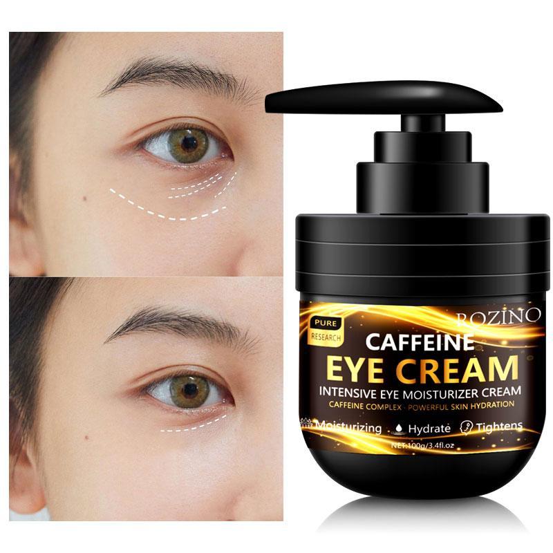 Black Press Jar Caffeine Eye Cream, Moisturizing Eye Cream, Eye Care Product for Women & Men, Daily Skincare Product for Daily Use 5