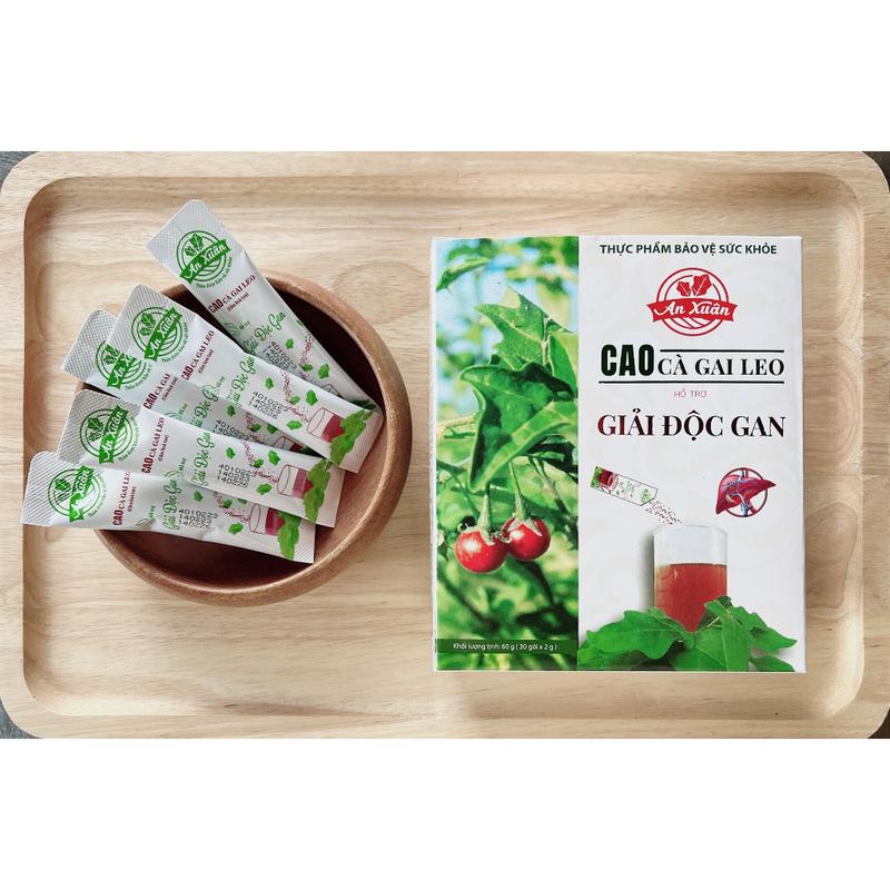 Cà gai leo An Xuân hòa tan hộp 30 gói - Thải độc gan, hạ men gan, tăng cường chức năng gan 3
