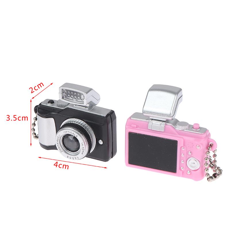Product Introduction of Máy Ảnh Kỹ Thuật Số Mini Cho Nhà Búp Bê, Mô Hình 1: 12, Đèn Flash LED, Móc Chìa Khóa, Đồ Chơi Trang Trí 18