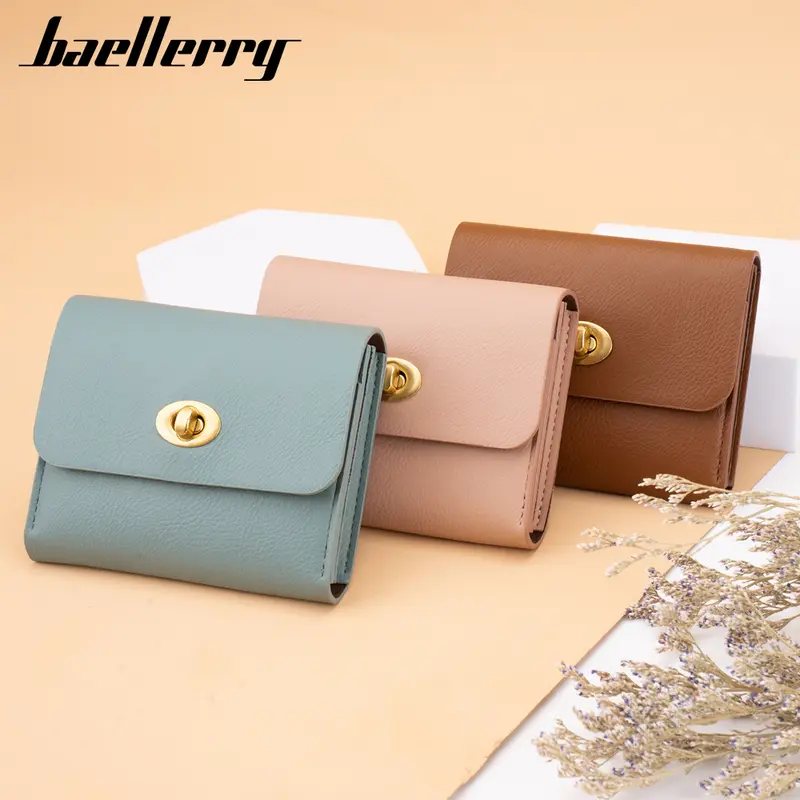 Dompet Kartu Koin Wanita Kulit PU BAELLERRY K8324 8