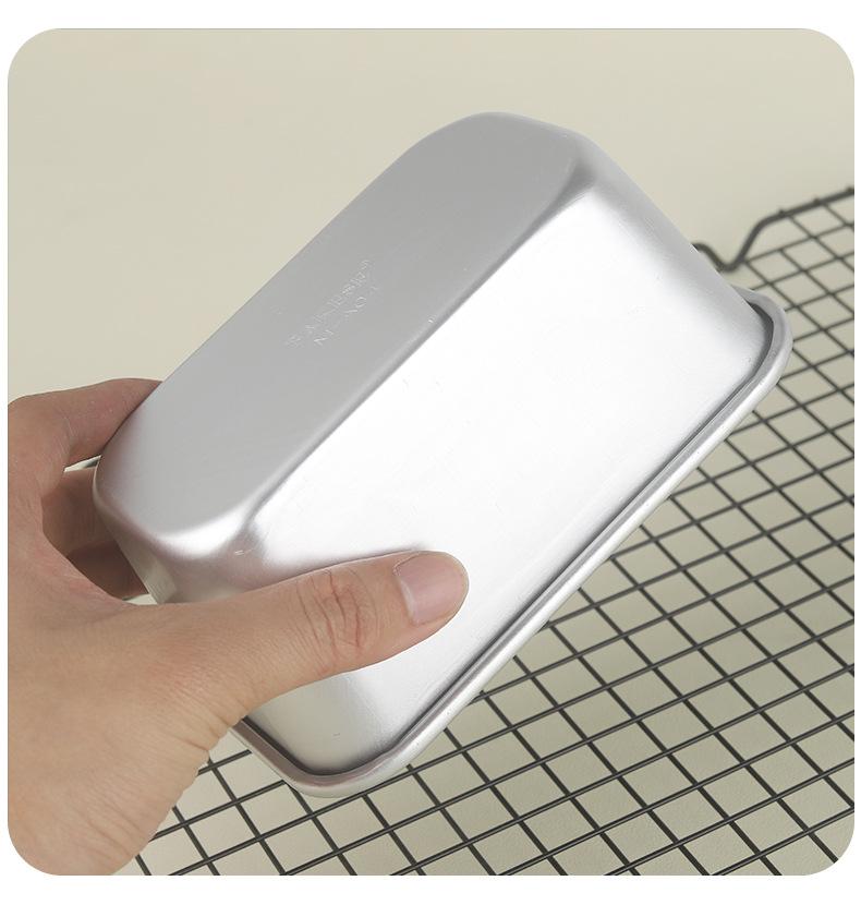 Product Introduction of 1Pc Square Box Mold Baking Tool AluminumAloy Non-Stick Bread Cheese Cake Toast PanDlY Kitchen Baking Cake Mold 9