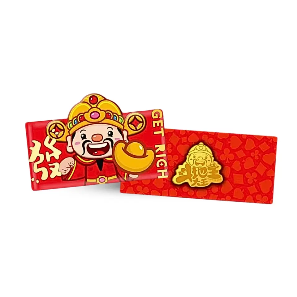 Top Cash Jewellery 999 Gold Fortune God Display Piece