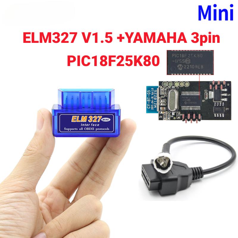 ELM327 v1.5 Bluetooth OBD2 diagnostic scanner Yamaha motorbike - TikTok ...