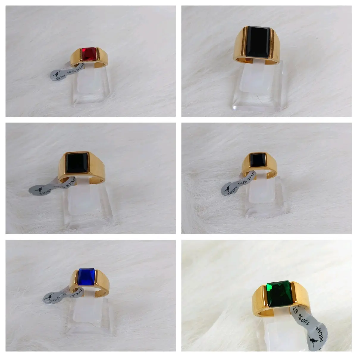 Cincin pria Rich super titanium
