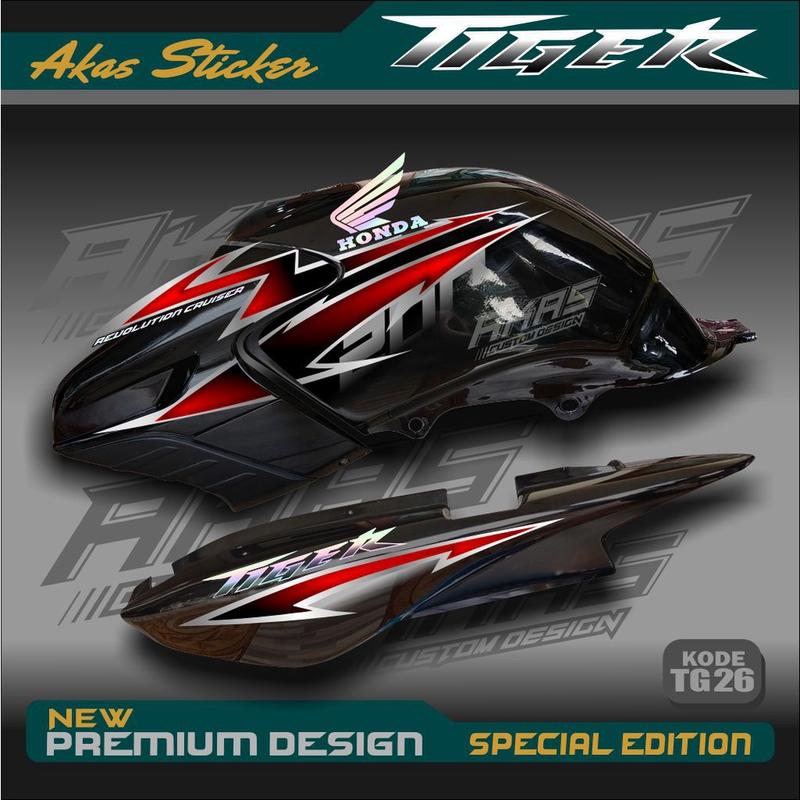 Striping Tiger Revo Variasi Striping Tiger Custom HOLOGRAM kode TG26 2