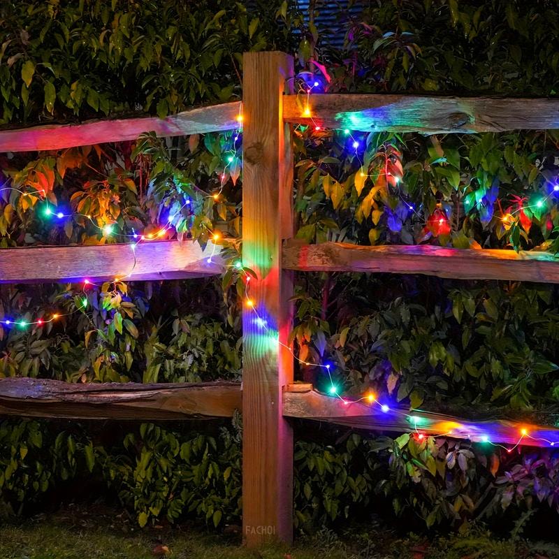 Product Introduction of Solar Fairy Light 300LED Outdoor Oversized Beads And Ultra Bright Solar String Lights Upgraded to 50LED Garden Courtyard Decoration with 8 Modes of Solar Lights 1Pack 8