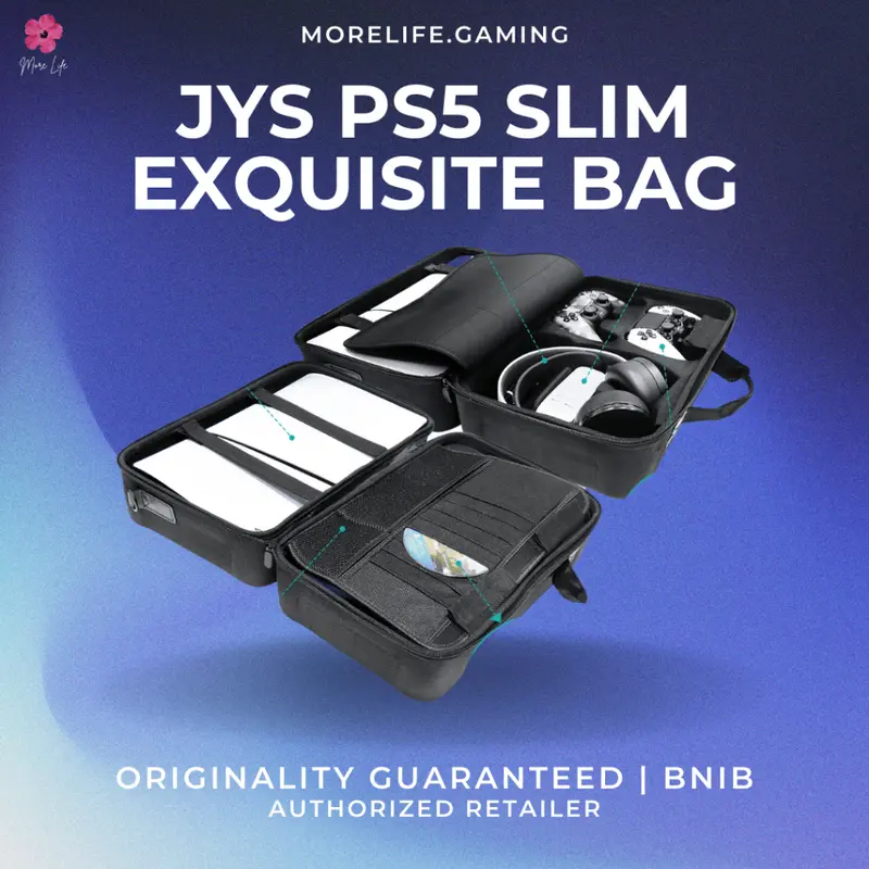 JYS Tas PS5 Slim Waterproof, Ransel PS5 slim, PS5 Slim Waterproof Bag 3