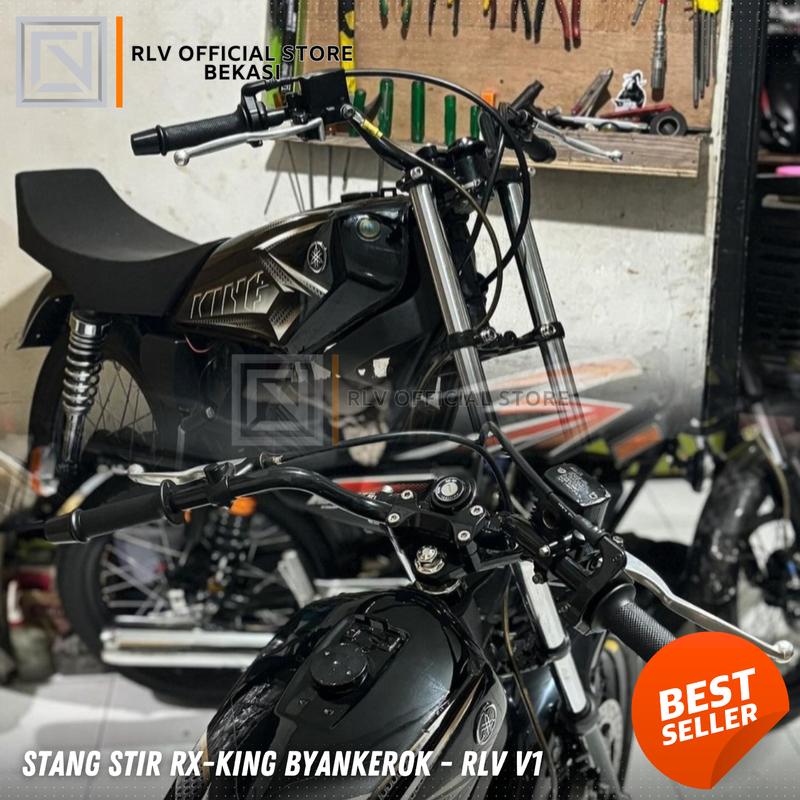 Product Introduction of STANG STIR HITAM TINGGI RXKING RXS RXK YT RLV MODEL MJB BANDUNG STYLE KUALITAS TERBAIK HITAM GLOSY 1