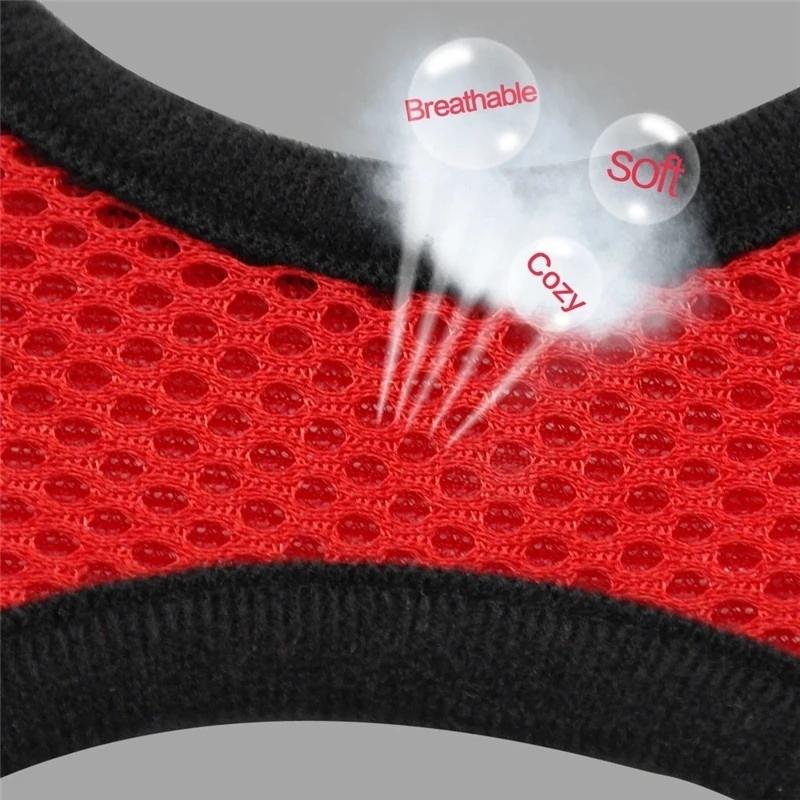 Product Introduction of Pet Cat Harness Adjustable Mesh Vest Walking Lead Leash Puppy Polyester Mesh Breathable Kitten Accessories For Small Medium Dog 14