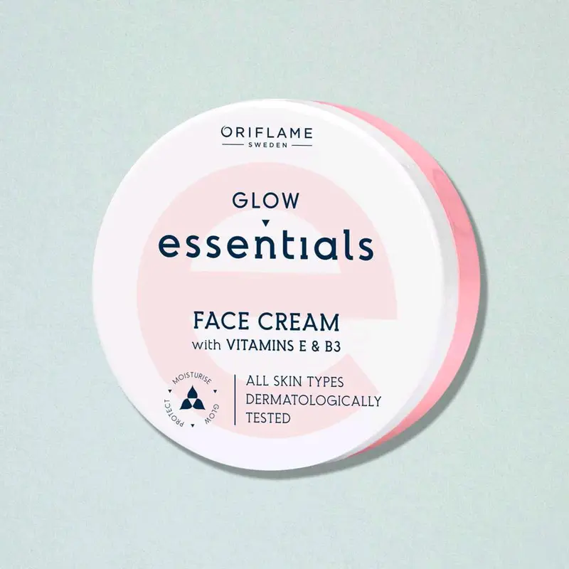 Glow Essentials Face Wash/Face Cream/Mask&Scrub with Vitamins E & B3 3