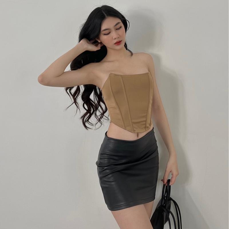Áo Corset Cúp Ngực Tai Mèo Siêu Chất Top Nữ Freesize 7