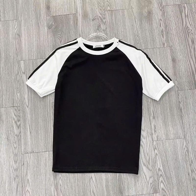 Product Introduction of Áo Thun Cổ Tròn ĐEN TRẮNG Tay Ngắn Vải 100% Cotton Co Giãn 4 Chiều 4