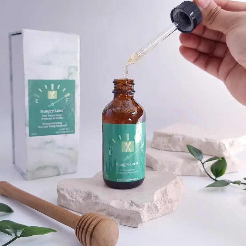 Minuman Rasa Madu Hungry Later dengan Bahan Utama Madu Pilihan Terbaik - Syrup, Honey Repak 15 mili