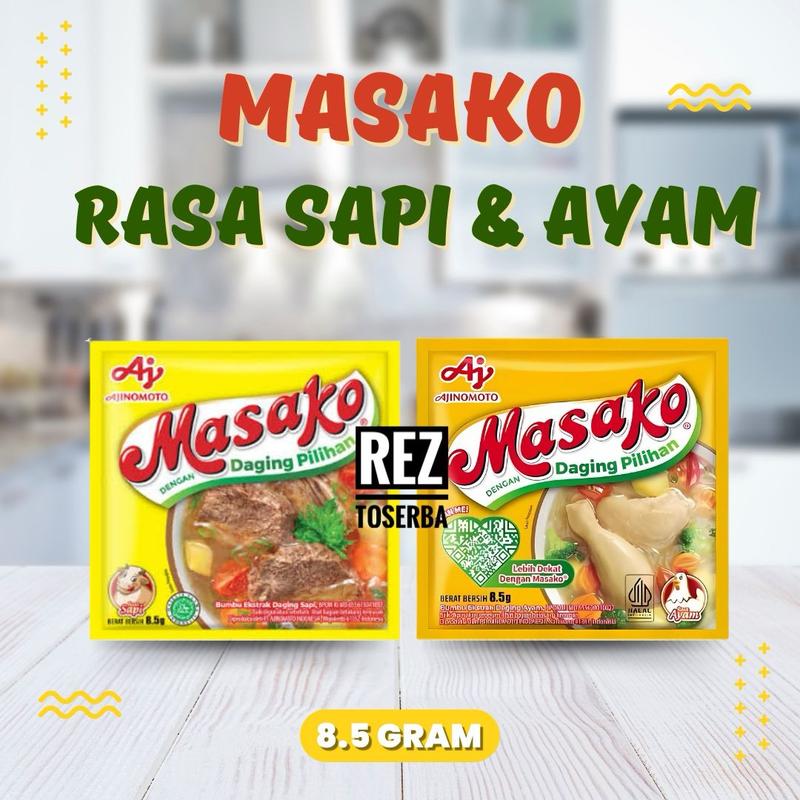 MASAKO SACHET SAPI / MASAKO SACHET AYAM / BUMBU PENYEDAP - Shop | Tokopedia