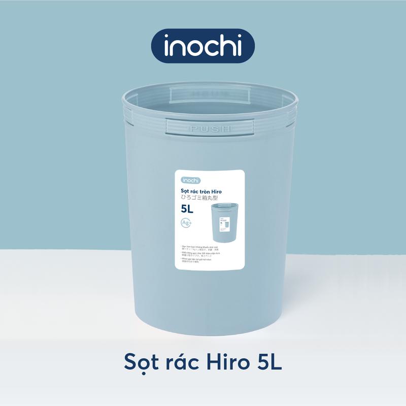 Sọt Rác Tròn Inochi - Hiro 15L: Kháng Khuẩn, Khử Mùi, Gọn Gàng Cho Không Gian Sống! Sọt Thùng Rác Kitchen