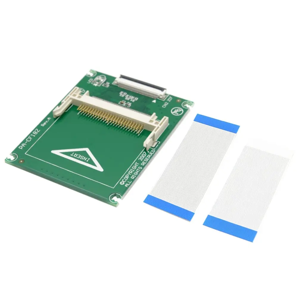 CF Card Flash Card CF to ZIF/CE LED PCB Converter Adapter for 1.8 Inch Hard Disk
