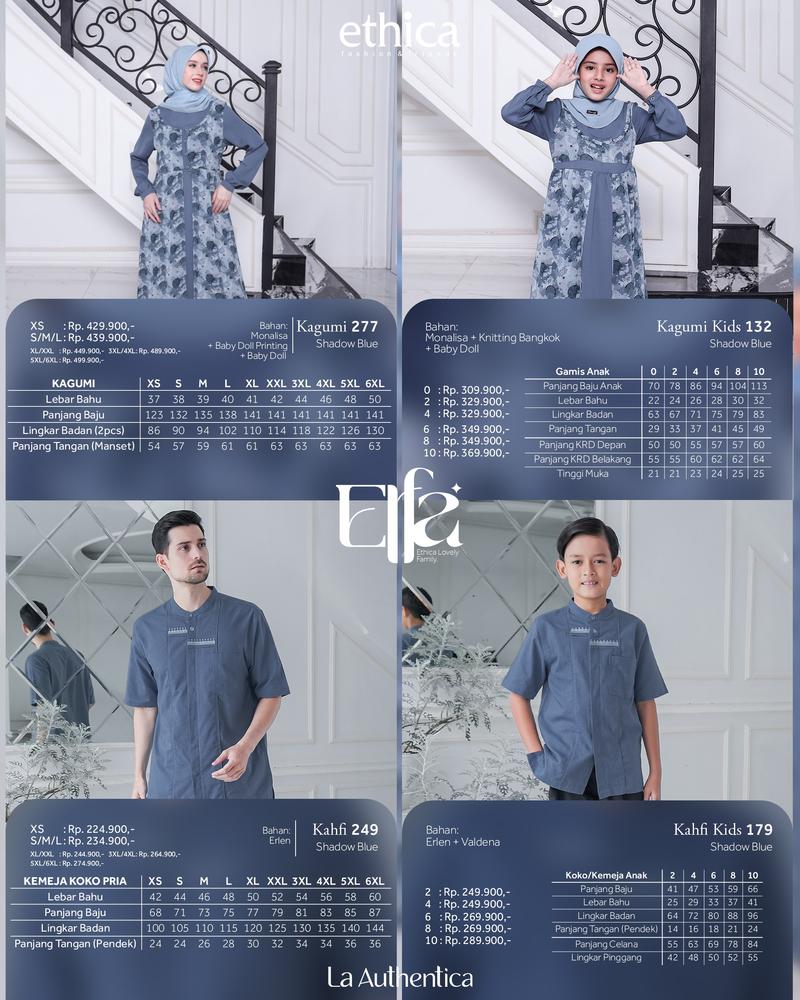 Product Introduction of SARIMBIT ETHICA TERBARU 2023 ELFA 276 SHADOW BLUE 0