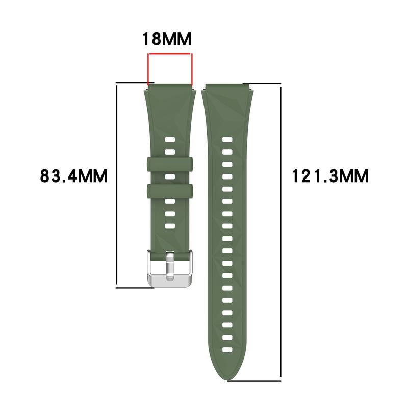 Product Introduction of Jalur 18mm, Sesuai untuk Jam Tangan Huawei GT5 41mm dan GT5 Pro 42MM, Penggantian, Tali Silikon, Serasi dengan Jam Tangan Huawei GT4 41mm, untuk Wanita dan Lelaki 21