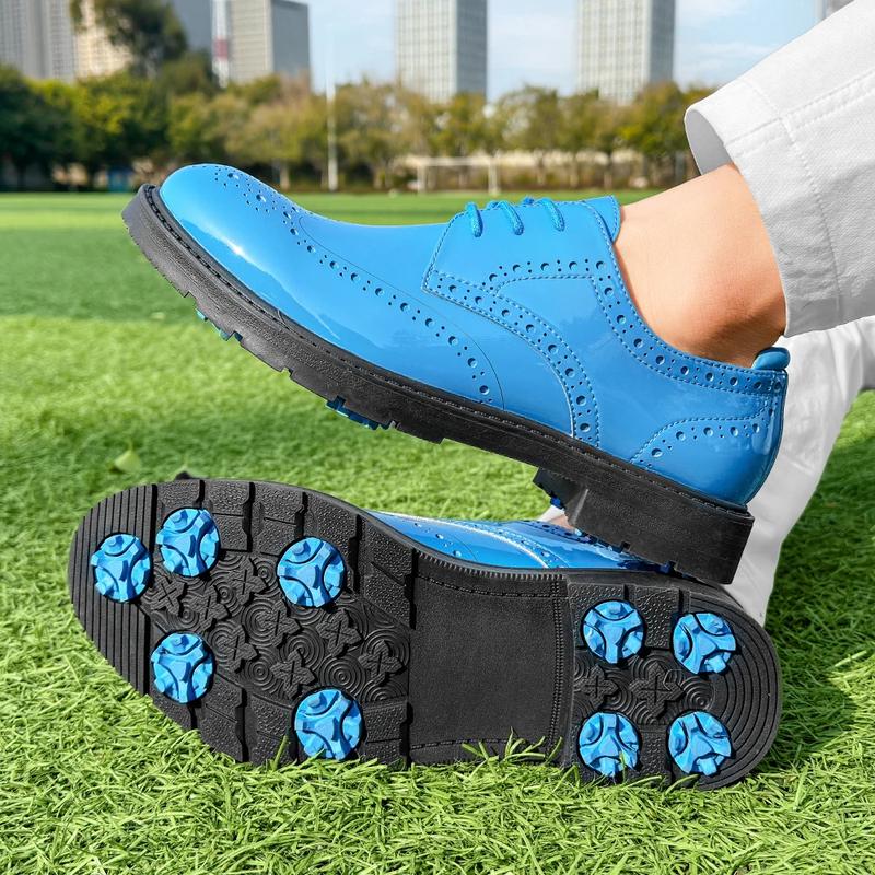 Product Introduction of Professional Business Leather Golf Shoes Block Shoes Glossy Men Spikeless Golf Sneakers Comfortable Walking Footwear for Golfers 20