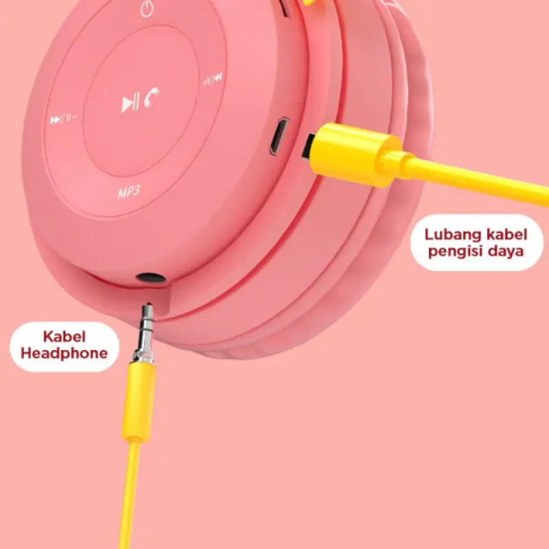 Headset Bluetooth Bando Macaron Y08 Headphone Super Bass Stereo Macaron Wireless earphones headphones 6
