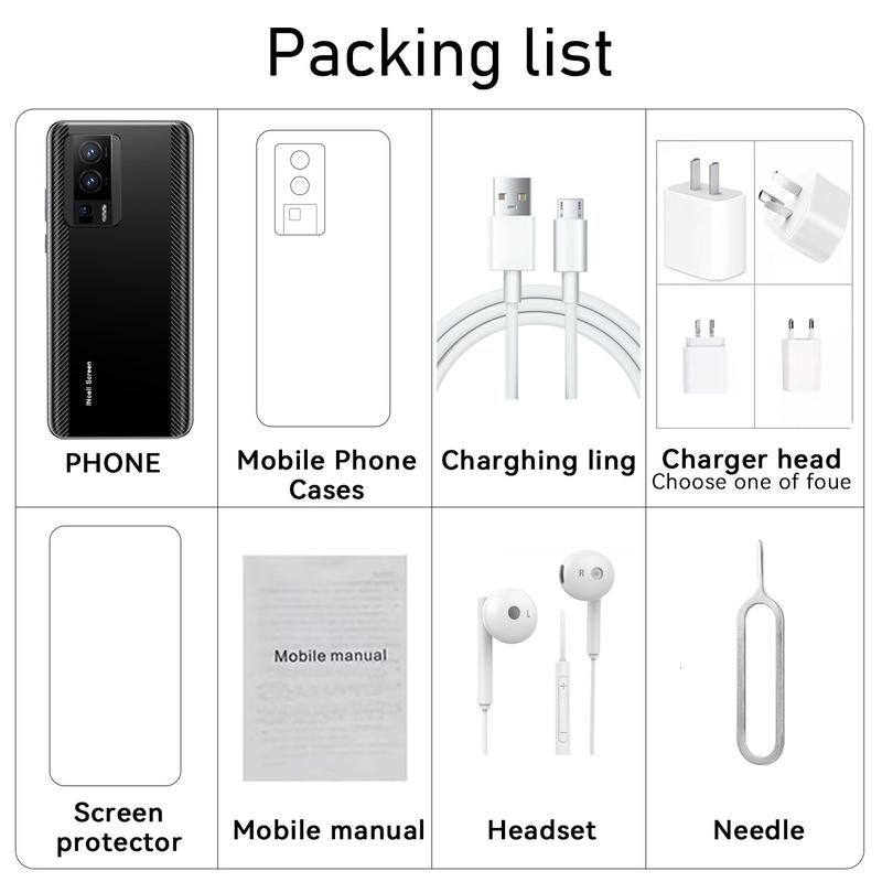 Product Introduction of F5 Pro mobile phone with a 7.2 inch Inch Inch Medium Hole Ultra Thin Screen 2+16G intelligent display Cellphone Smartphone 14