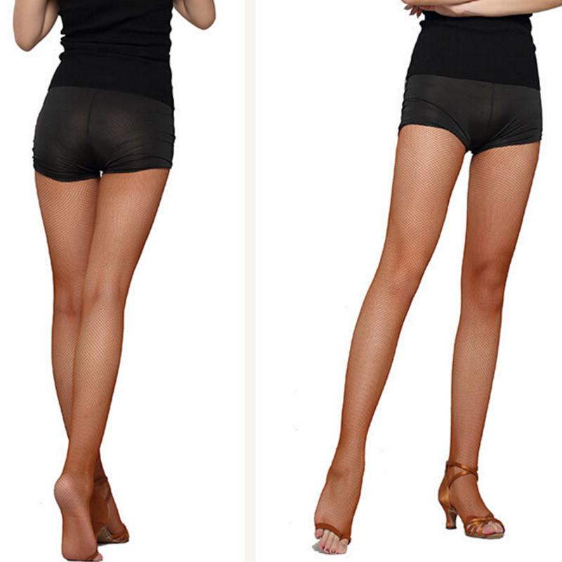 Product Introduction of Women Latin Dance Mesh Stockings Pantyhose Cotton Crotch Tights Foot Open Toe 10