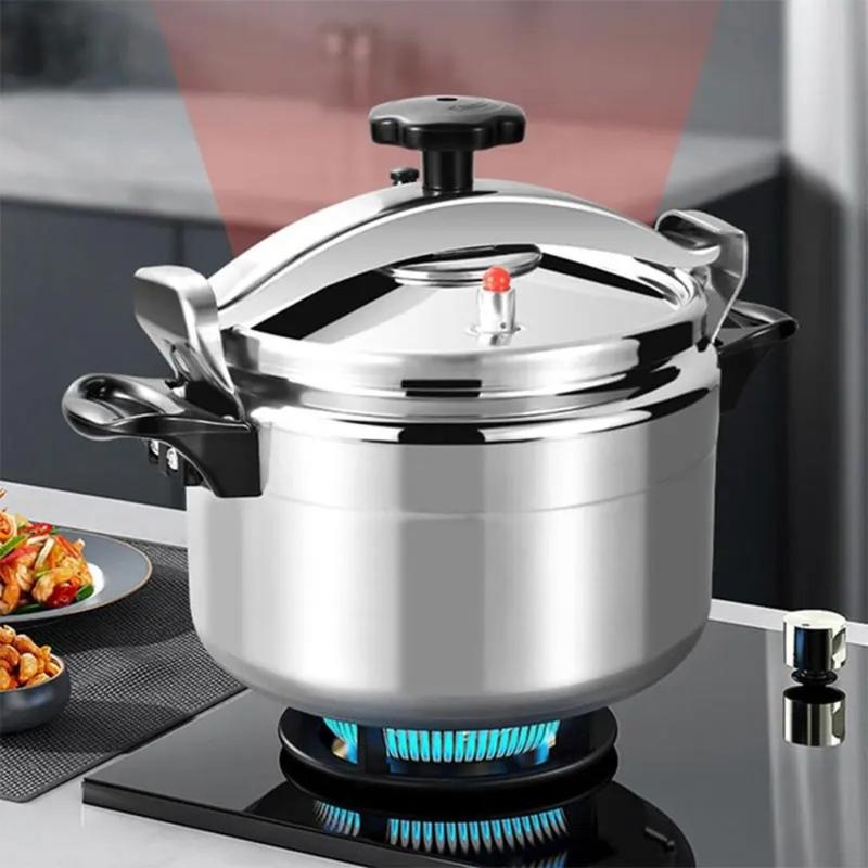 Product Introduction of Multifunctional 2.5-11L High Pressure Cooker Aluminum Large Capacity Saucepan Stew Pot Uncoated Explosion-Proof Kitchen Cooking Tool Resturant 19