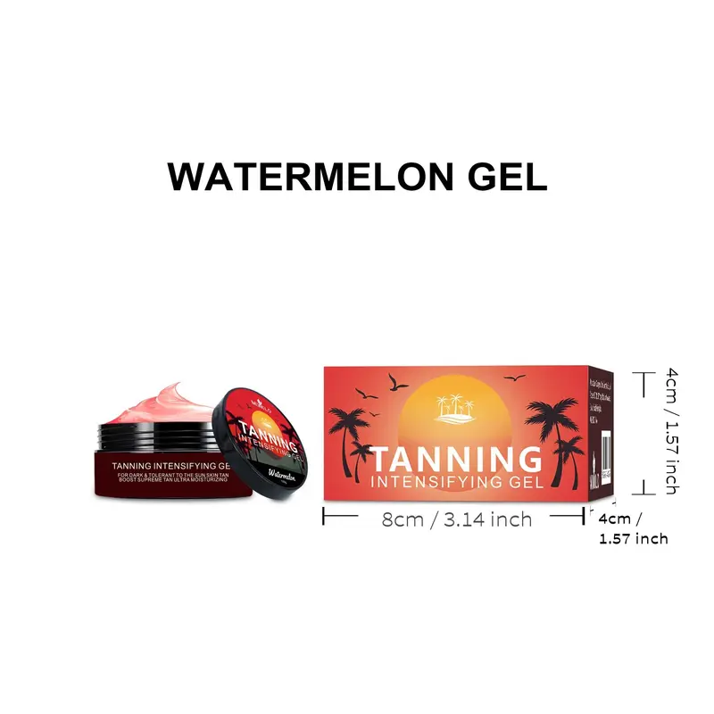 Natural Tanning Cream, Moisturizing Body Tanning Intensifying Cream, Hydrating Body Care Products for Women and Men, Skin Care Product for Daily Use 5