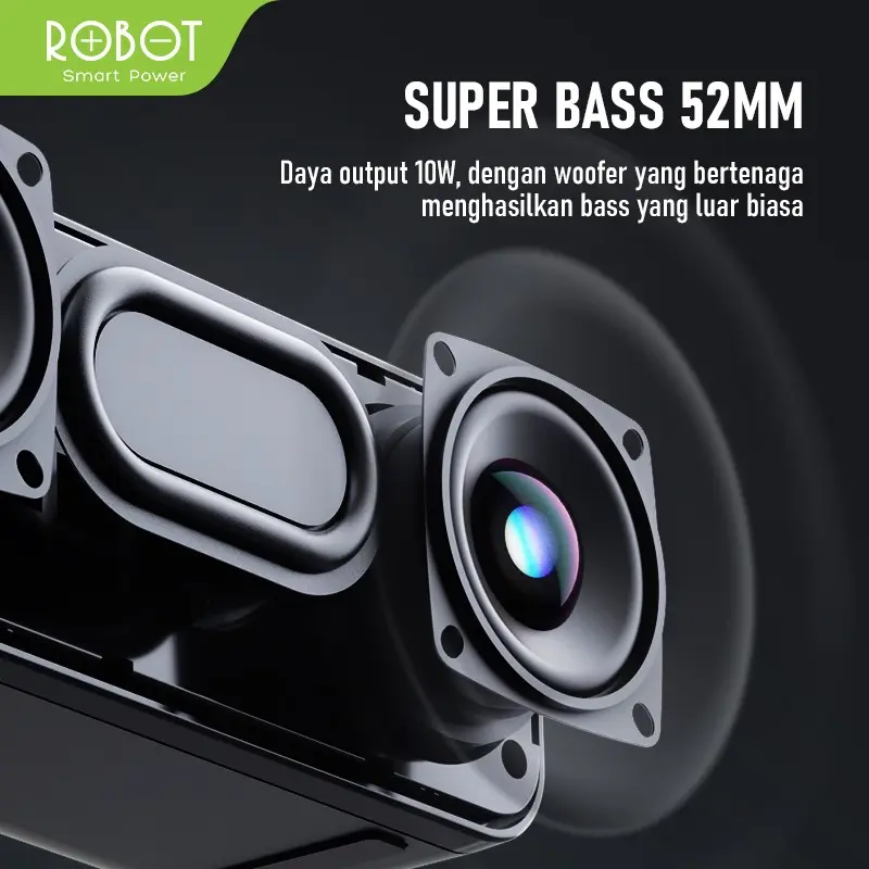 ROBOT RB520 Speaker Bluetooth Portable Audio Super Bass 1